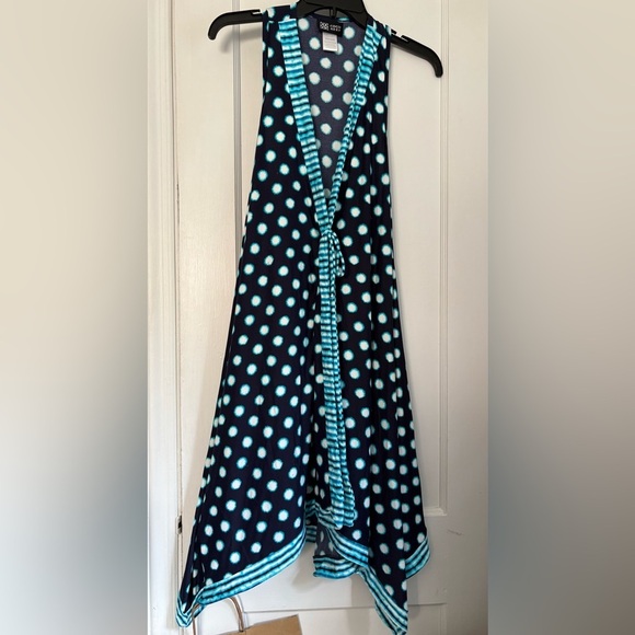 Coco Reef Swimsuit Sleeveless Bikini Cover Up Scarf Dress, V neck, Size: Medium - Picture 2 of 8